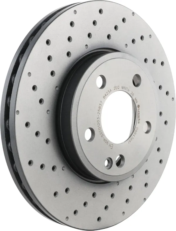 Диск переднього гальма Mercedes A2464212512 ціна, від 57.52 USD