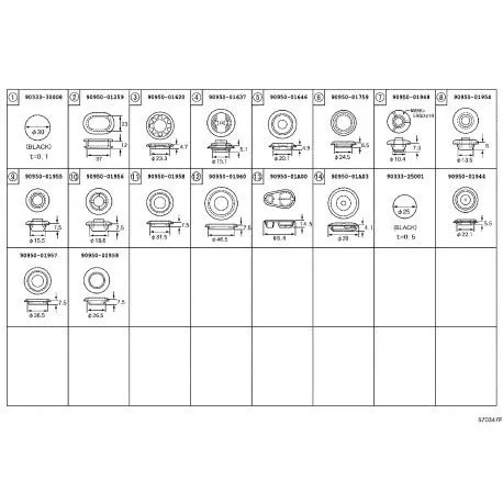  9095001955 Toyota