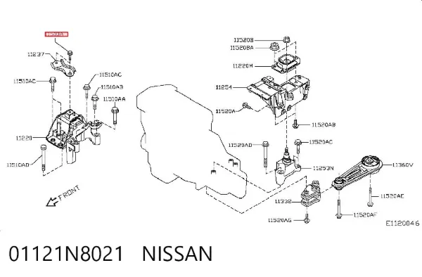  01121N8021 Nissan/Infiniti