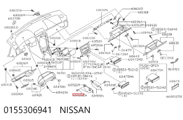  0155306941 Nissan/Infiniti