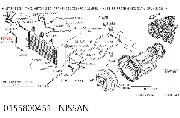  0155800451 Nissan/Infiniti