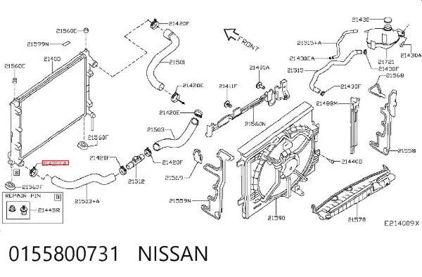  0155800731 Nissan/Infiniti