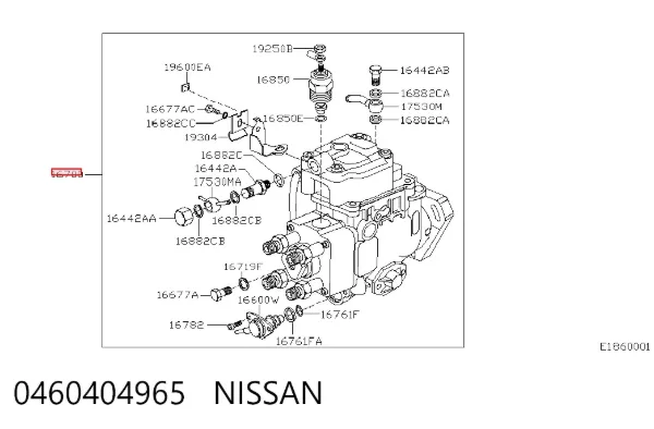 Паливний насос високого тиску Nissan Primera P11