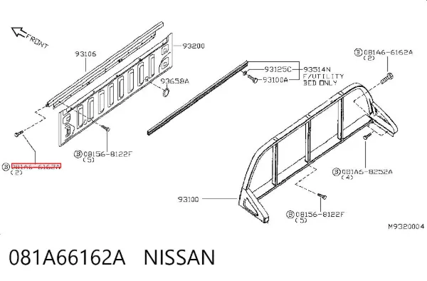  081A66162A Nissan/Infiniti