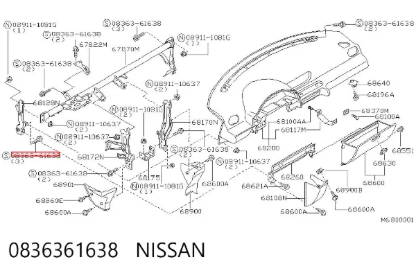  0836361638 Nissan/Infiniti