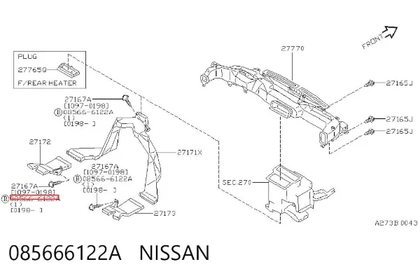  085666122A Nissan/Infiniti