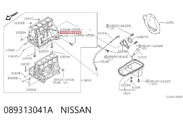  089313041A Nissan/Infiniti