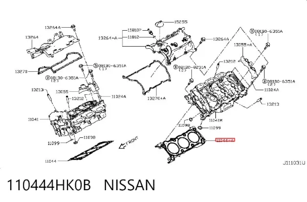  110444HK0B Nissan/Infiniti