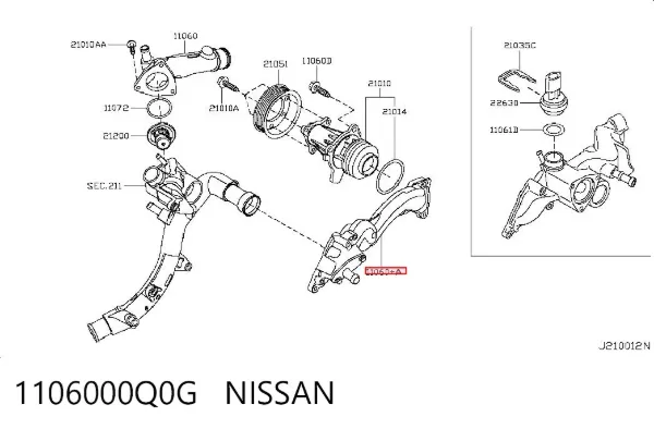  1106000Q0G Nissan/Infiniti