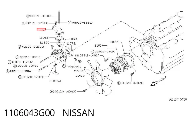  1106043G00 Nissan/Infiniti