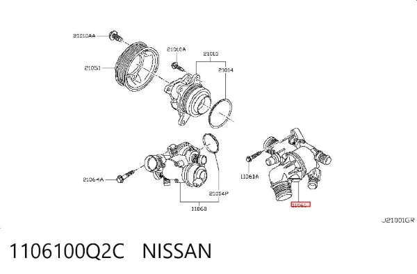  1106100Q2C Nissan/Infiniti