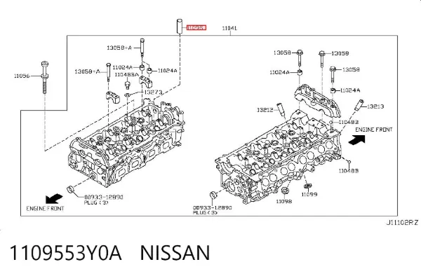  1109553Y0A Nissan/Infiniti