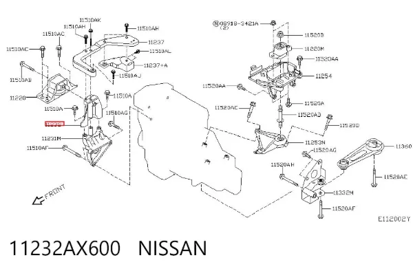  11232AX600 Nissan/Infiniti