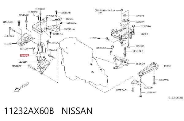  11232AX60B Nissan/Infiniti