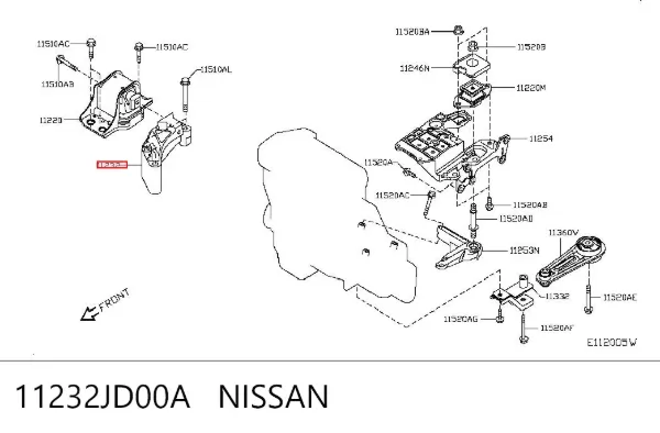  11232JD00A Nissan/Infiniti