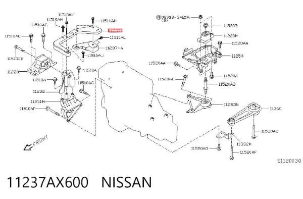 11237AX600 Nissan/Infiniti