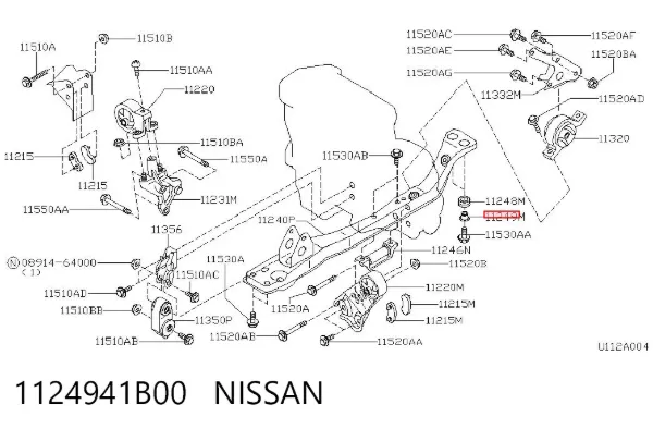  1124941B00 Nissan/Infiniti