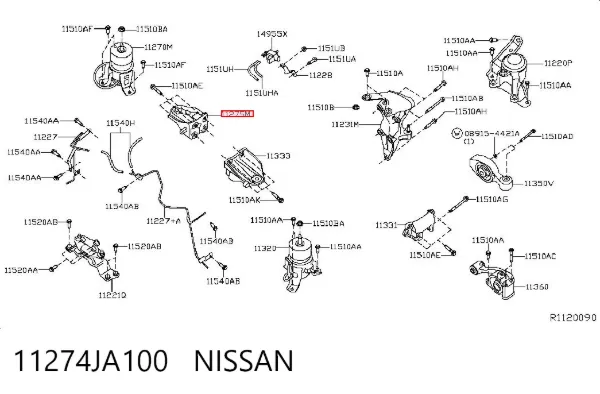  11274JA100 Nissan/Infiniti