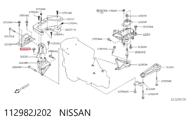  112982J202 Nissan/Infiniti