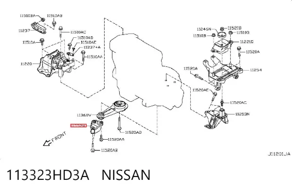  113323HD3A Nissan/Infiniti