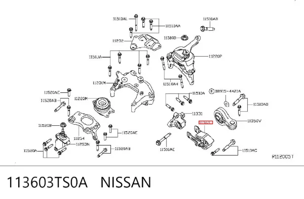  113603TS0A Nissan/Infiniti