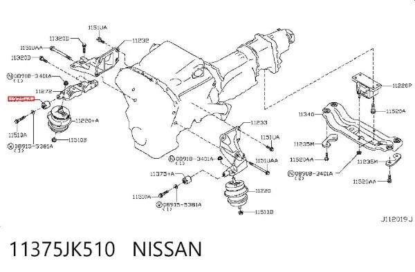  11375JK510 Nissan/Infiniti