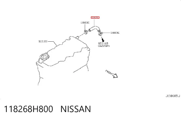  118268H800 Nissan/Infiniti