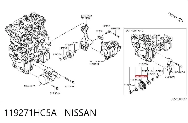  119271HC5A Nissan/Infiniti