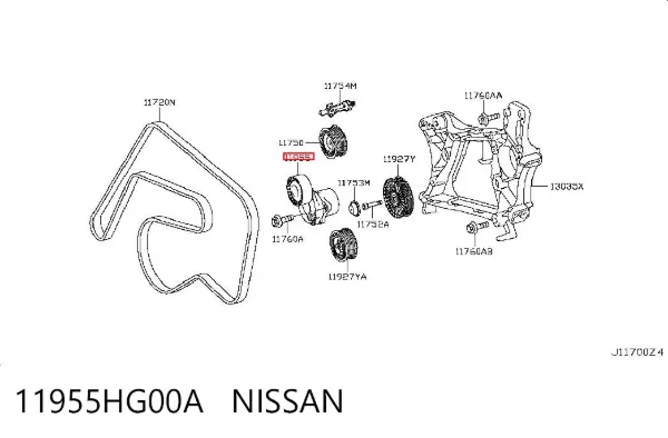  11955HG00A Nissan/Infiniti