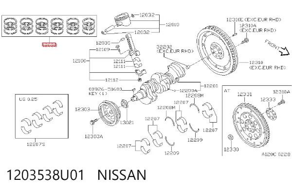  1203538U01 Nissan/Infiniti