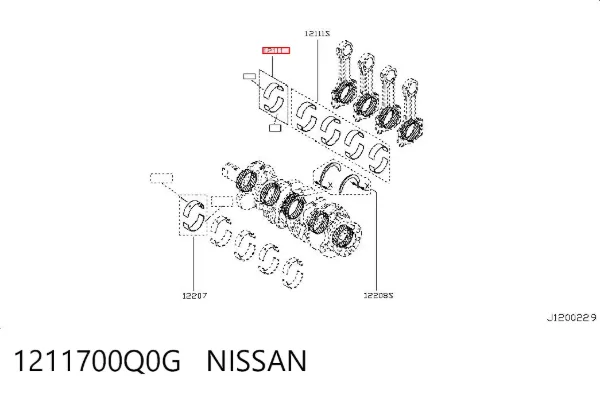  1211700Q0G Nissan/Infiniti