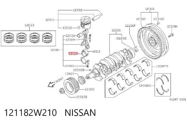  121182W210 Nissan/Infiniti