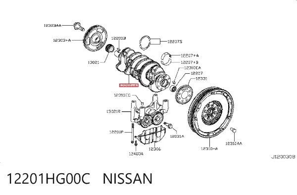  12201HG00C Nissan/Infiniti