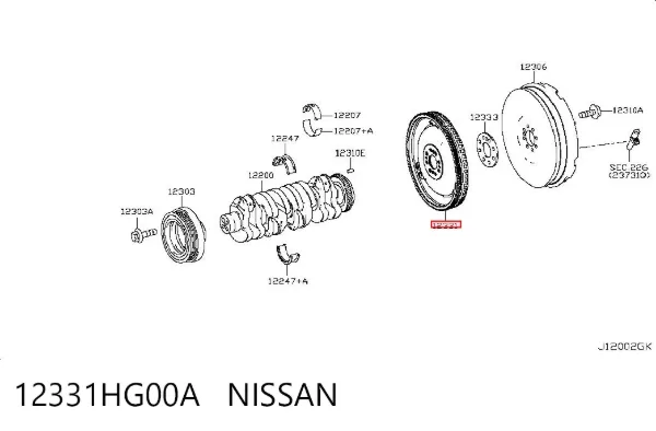  12331HG00A Nissan/Infiniti