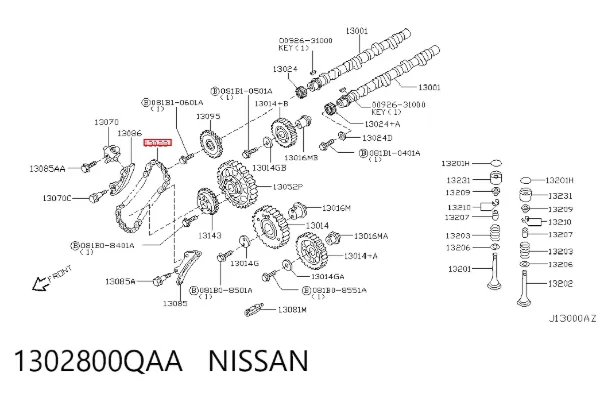Ланцюг ГРМ Nissan Patrol Y61