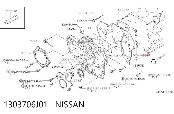  1303706J01 Nissan/Infiniti
