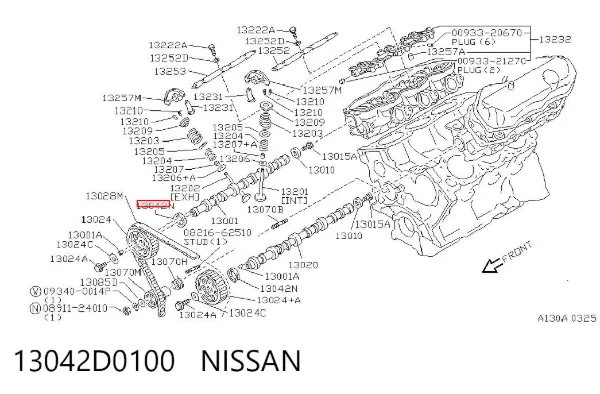 Сальник распредвала 13042D0100 Nissan/Infiniti