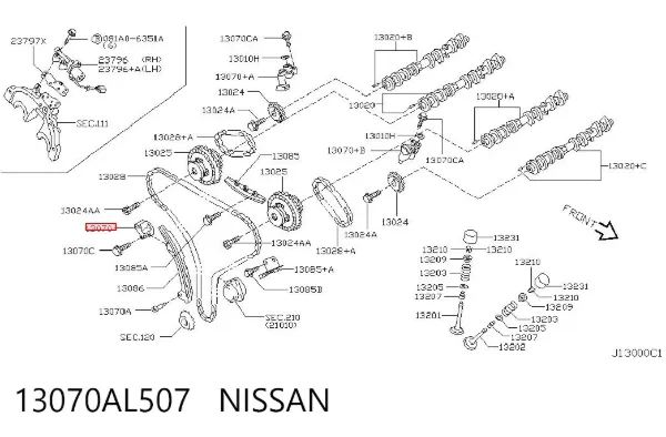  13070AL507 Nissan/Infiniti