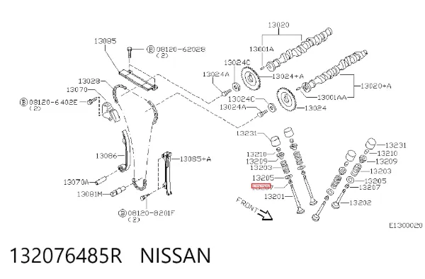 Сальник клапана 132076485R Nissan/Infiniti