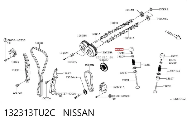 Гідрокомпенсатор 132313TU2C Nissan/Infiniti
