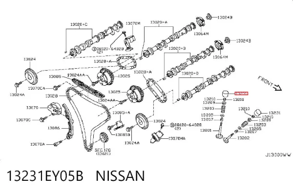 Гідрокомпенсатор Nissan Teana J31