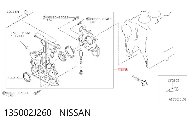  135002J260 Nissan/Infiniti