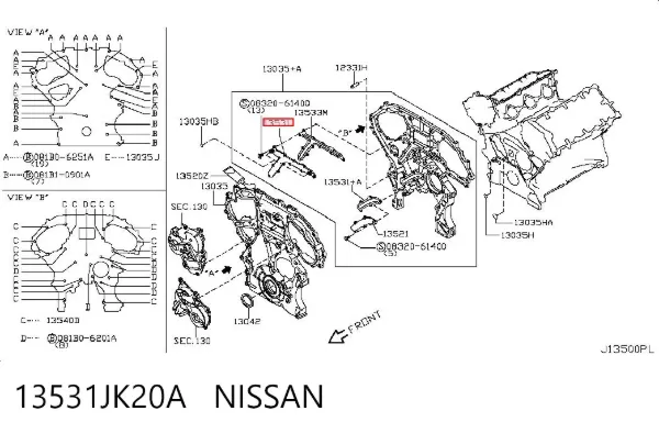  13531JK20A Nissan/Infiniti
