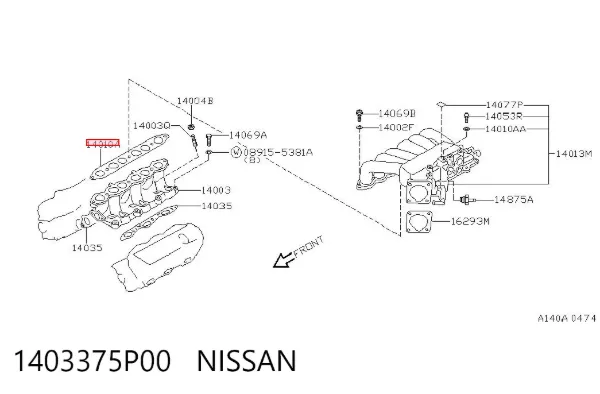  1403375P00 Nissan/Infiniti