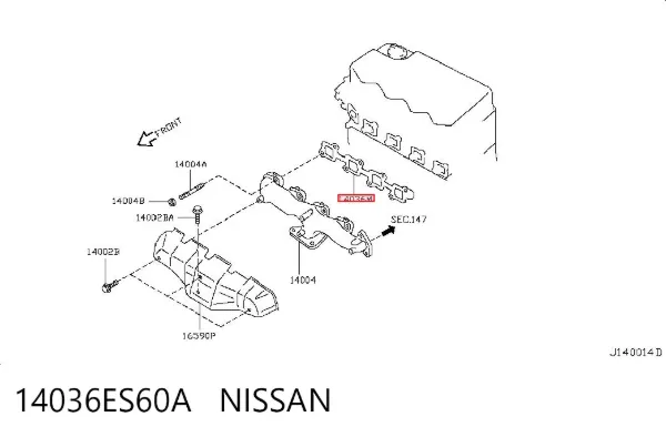 14036ES60A Nissan/Infiniti