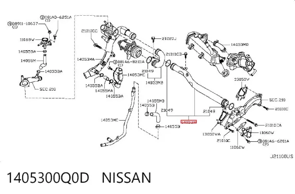  1405300Q0D Nissan/Infiniti