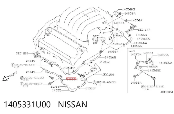  1405331U00 Nissan/Infiniti