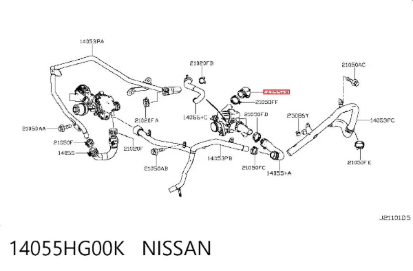  14055HG00K Nissan/Infiniti