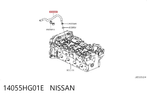  14055HG01E Nissan/Infiniti