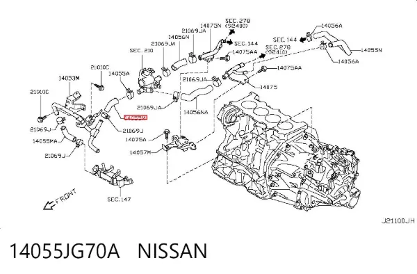  14055JG70A Nissan/Infiniti